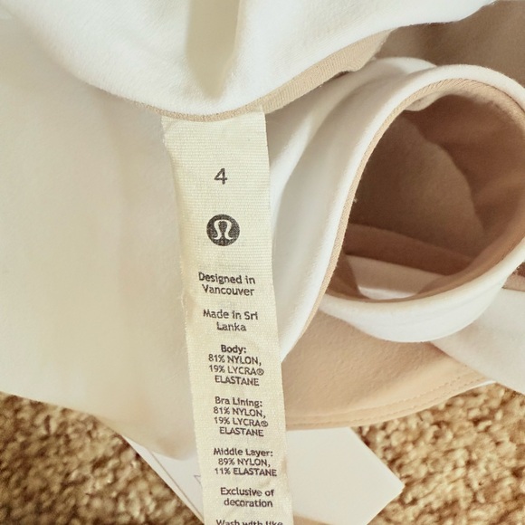 lululemon athletica Align White Sports Tank size 4 - Picture 3 of 3